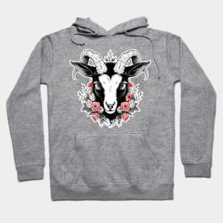 Gothic Cute Dark Goat Hoodie